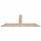 Ekena Millwork Portland Smooth Timber Gable Bracket, Douglas Fir, 48"W x 14"H x 1 1/2"D x 3 1/2"F, 7/12 Pitch GBW048X14X0204POR00SDF - alternate 1
